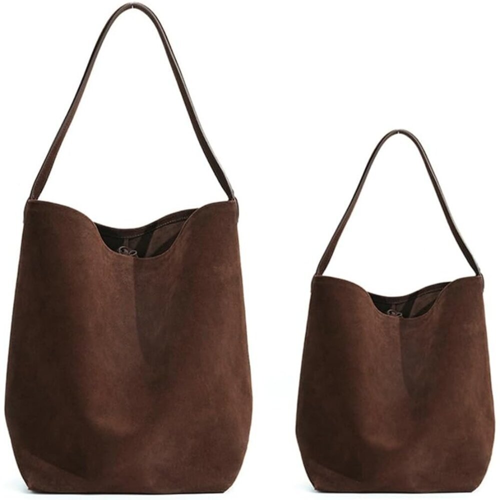 Fashion-Forward Leather Bucket Bag for Women - Chic Tote with Organization - Picture 4 of 7